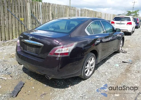 2012 Nissan Maxima 3.5 Sv из США, поврежденный, VIN 1N4AA5AP9CC808155